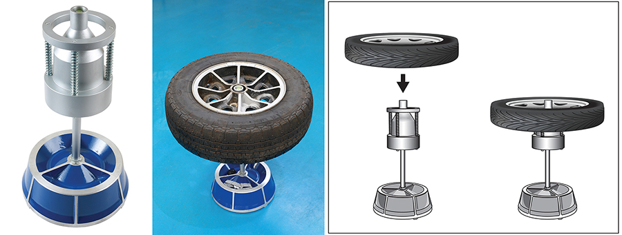 Easy to use static wheel balancer from Gunson Tools