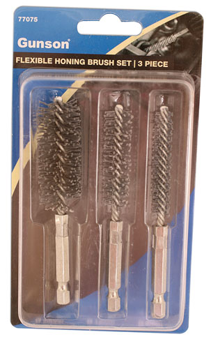 Laser Tools 77075 Flexible Honing Brush Set - 3pc