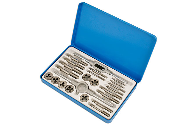 Laser Tools 77123 Whitworth Tap & Die Set - 23pc