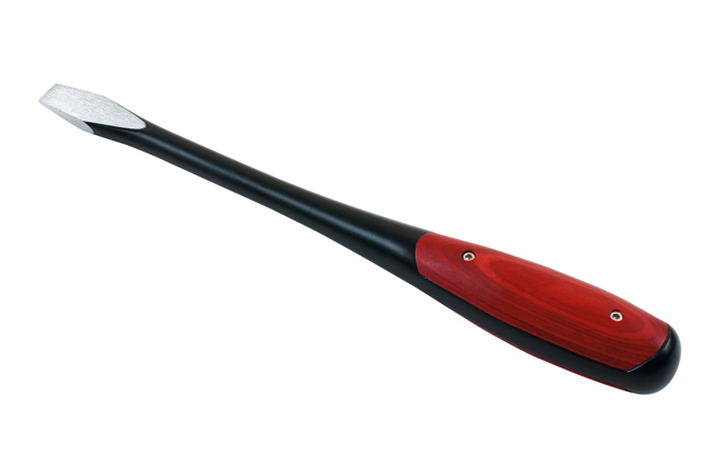 Laser Tools 77147 Classic Wooden Handle Screwdriver - Flat 10mm x 250mm