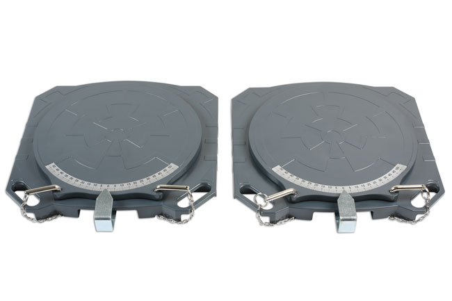 Laser Tools 77158 Steering Turntables - Aluminium 4000kg (Pair)