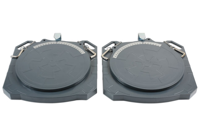 Laser Tools 77158 Steering Turntables - Aluminium 4000kg (Pair)